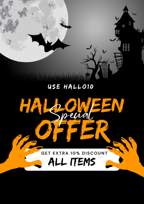 Black Orange Halloween Special Offer Flyer