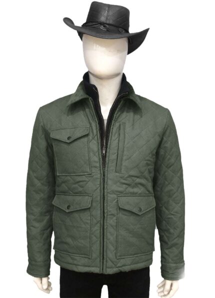 John Dutton Yellowstone Green Quilted Jacket