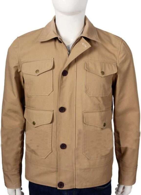 Kevin Costner Yellowstone John Dutton Vintage Cotton Jacket