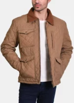Kevin Costner Yellowstone S04 John Dutton Quilted Brown Jacket