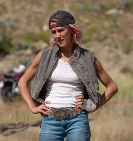 Yellowstone Jennifer Landon Grey Cotton Vest