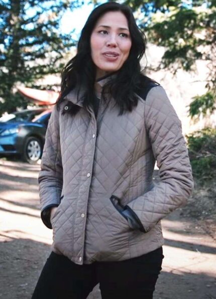chaela Conlin Yellowstone Sarah Nguyen Quilted Jacket