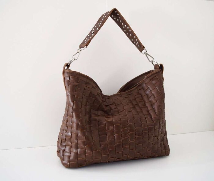 Beth Dutton Brown Leather Hobo Bag Purse