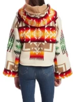 Beth Dutton Poncho Hooded Aztec Coat