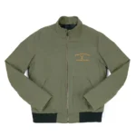 Yellowstone Dutton Ranch Olive Bomber Jacket