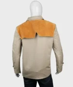 Yellowstone John Dutton Cotton Beige Jacket