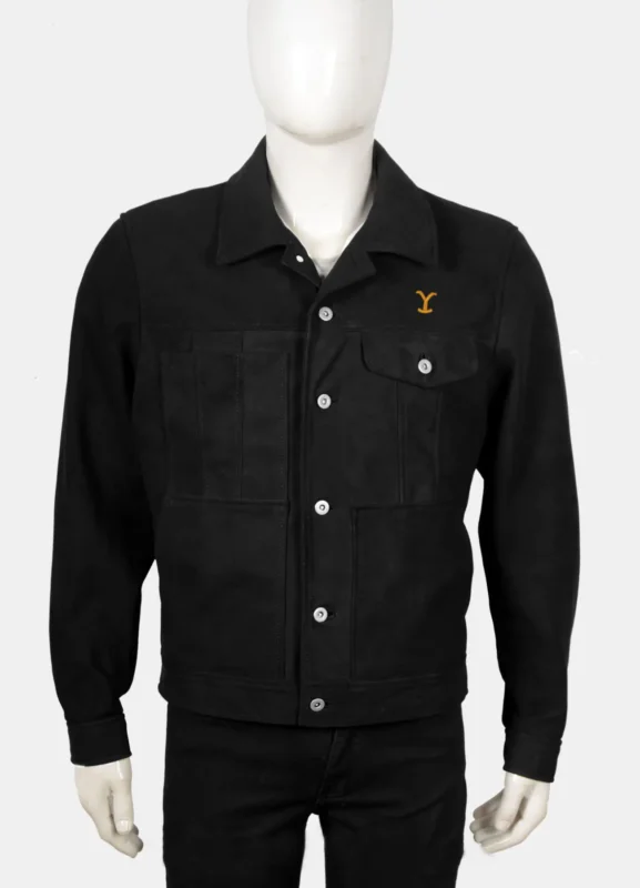 Yellowstone Rip Wheeler Black Suede Jacket
